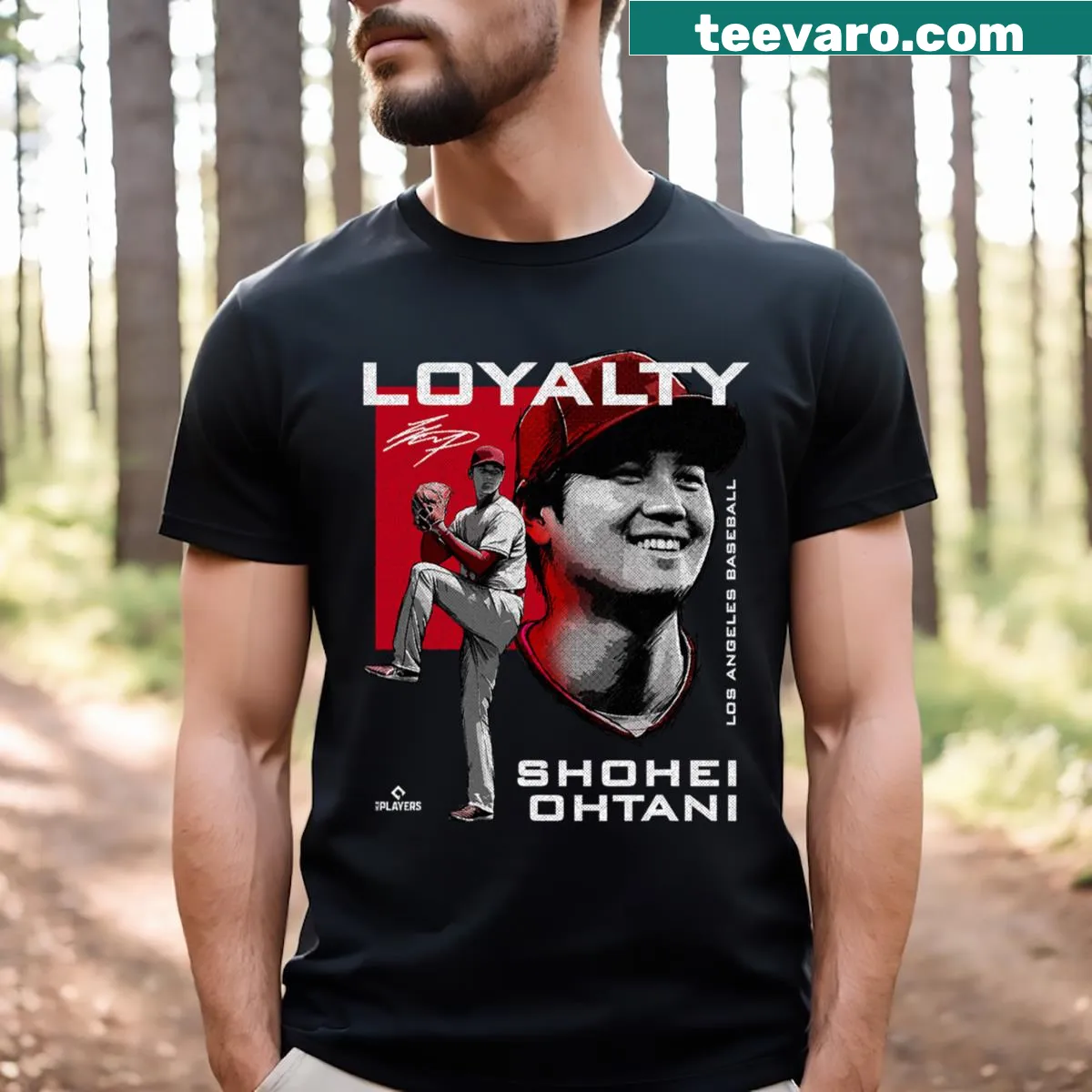 Sport-themed Loyalty Los Sport Angeles T-shirt for fans — on a men's t-shirt