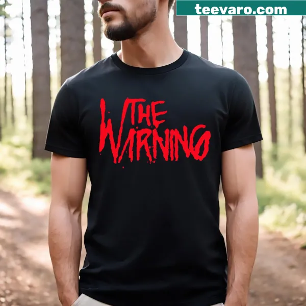 Vintage distressed t-shirt featuring The Warning band design
