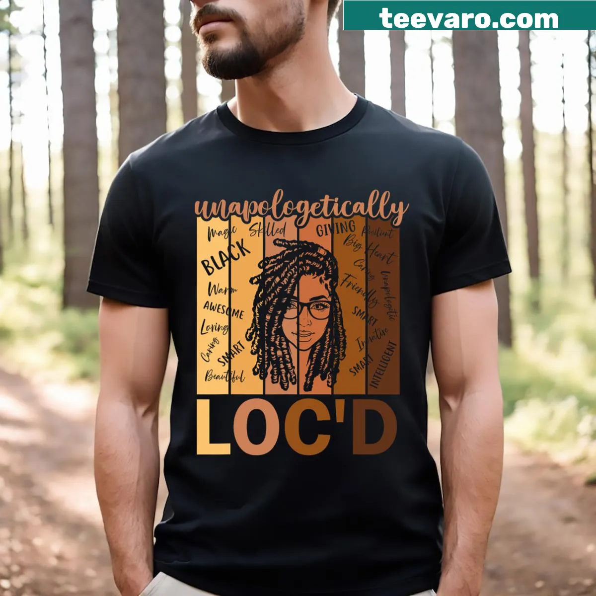 Pride T-shirt celebrating Black heritage and natural hair — on a men's t-shirt