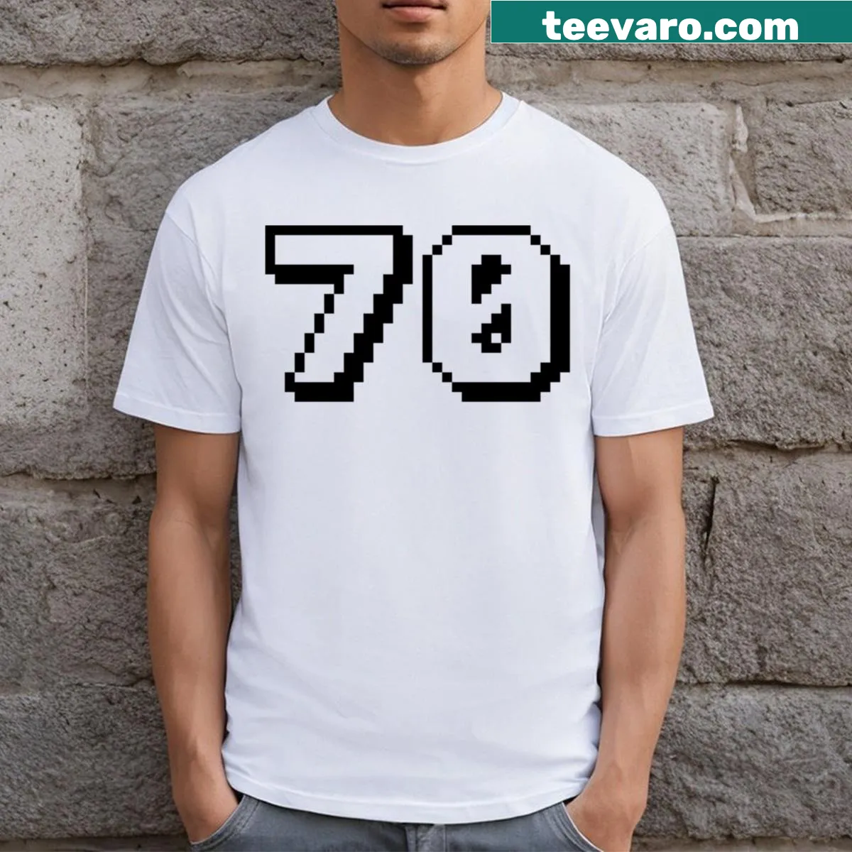 Retro video game T-shirt featuring '1 Up!' design — on a men's t-shirt