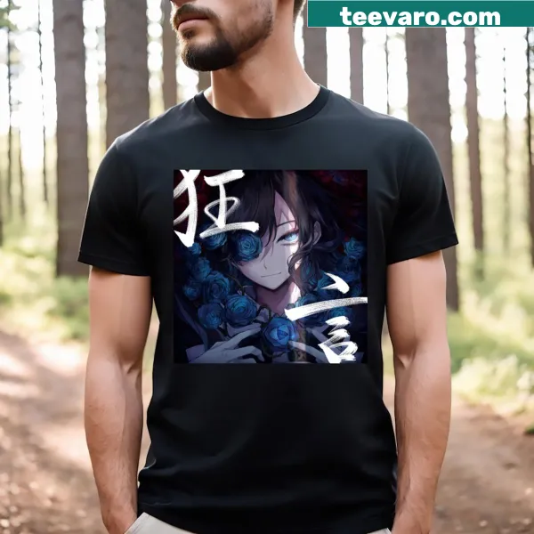 Illustration of Ado Kyogen character on T-shirt
