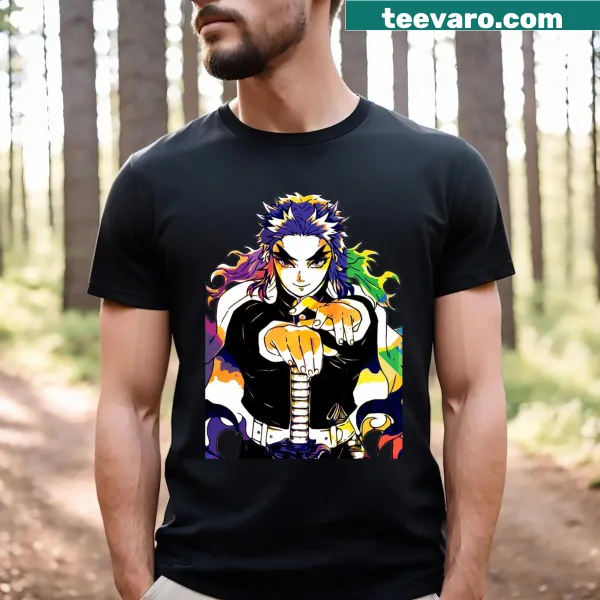 Pop art-inspired anime T-shirt featuring bold and modern graphics