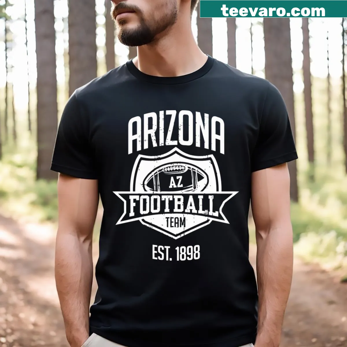 Arizona Cardinals T-shirt with the team's logo prominently displayed — on a men's t-shirt