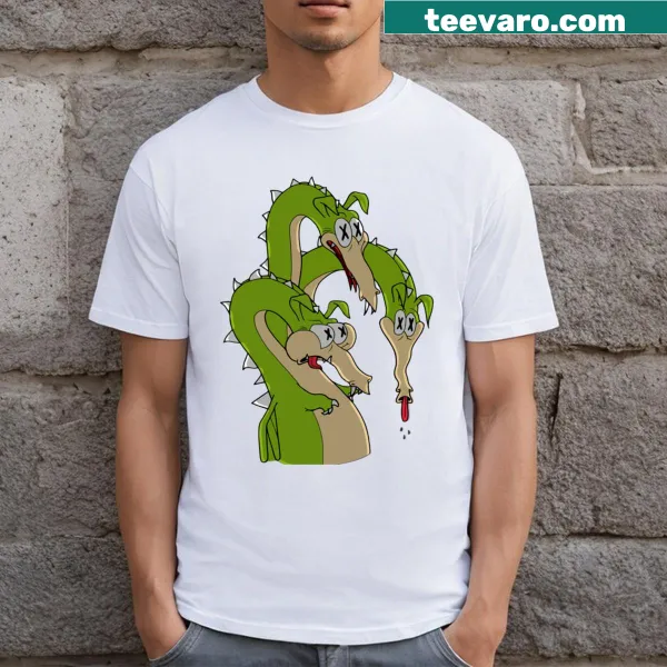 Cuphead Dead Hydra illustration T-shirt