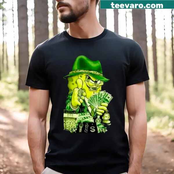 Gangster-themed Spongebob cartoon design for kids