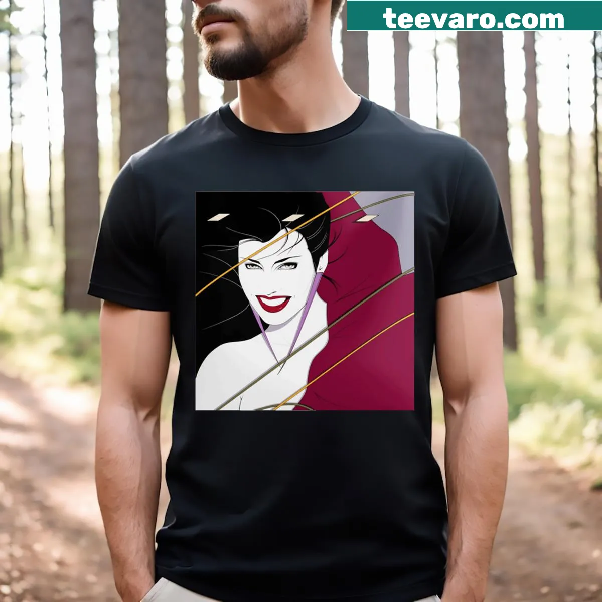Shirt featuring a design inspired by Thor Ragnarok and Duran Duran's Rio — on a men's t-shirt