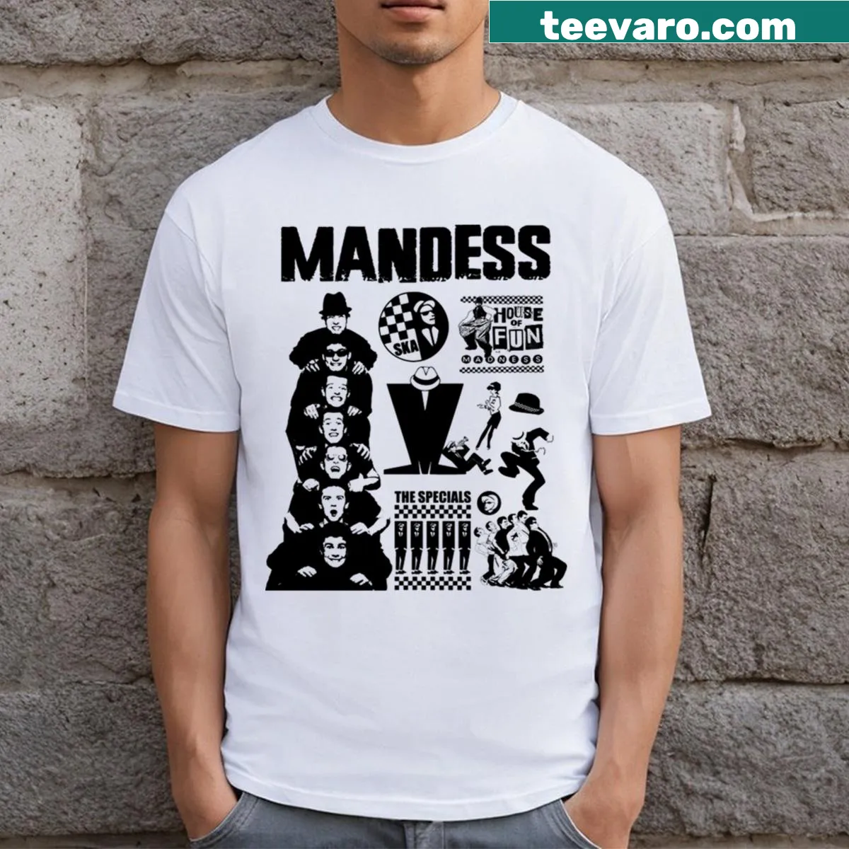 Funny graphic T-shirt for men showcasing fan-related humor — on a men's t-shirt