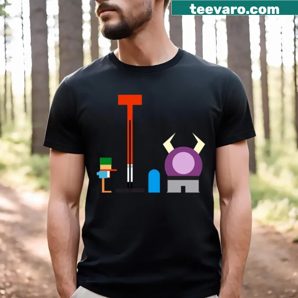 Minimalist Foster's Home graphic T-shirt design