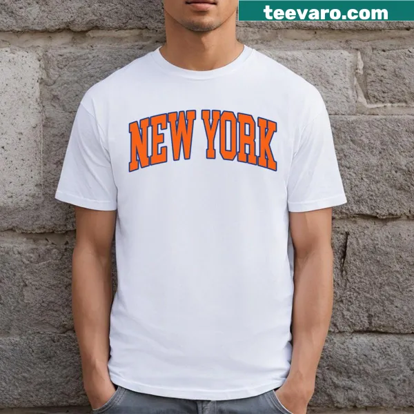 New York text design on T-shirt