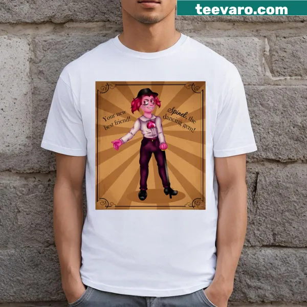 Spinel character graphic from Steven Universe on T-shirt