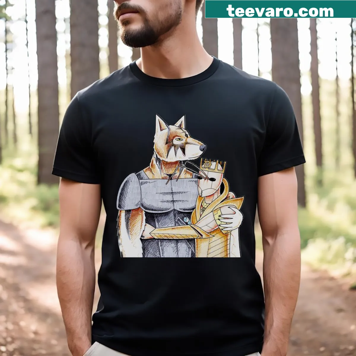 T-shirt featuring Spiral Cover Art from Tcod Part 11 — on a men's t-shirt