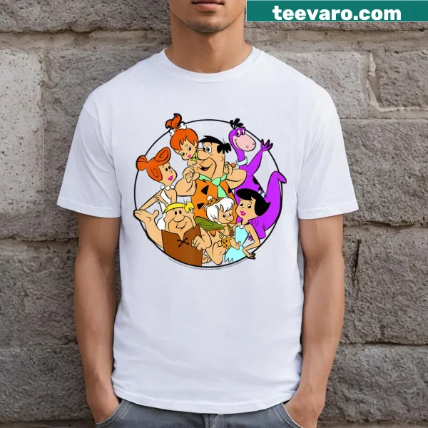 Vintage animated sitcom t-shirt featuring classic designs