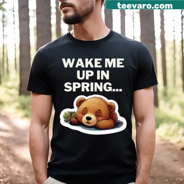 Cute cartoon baby bear T-shirt for kids