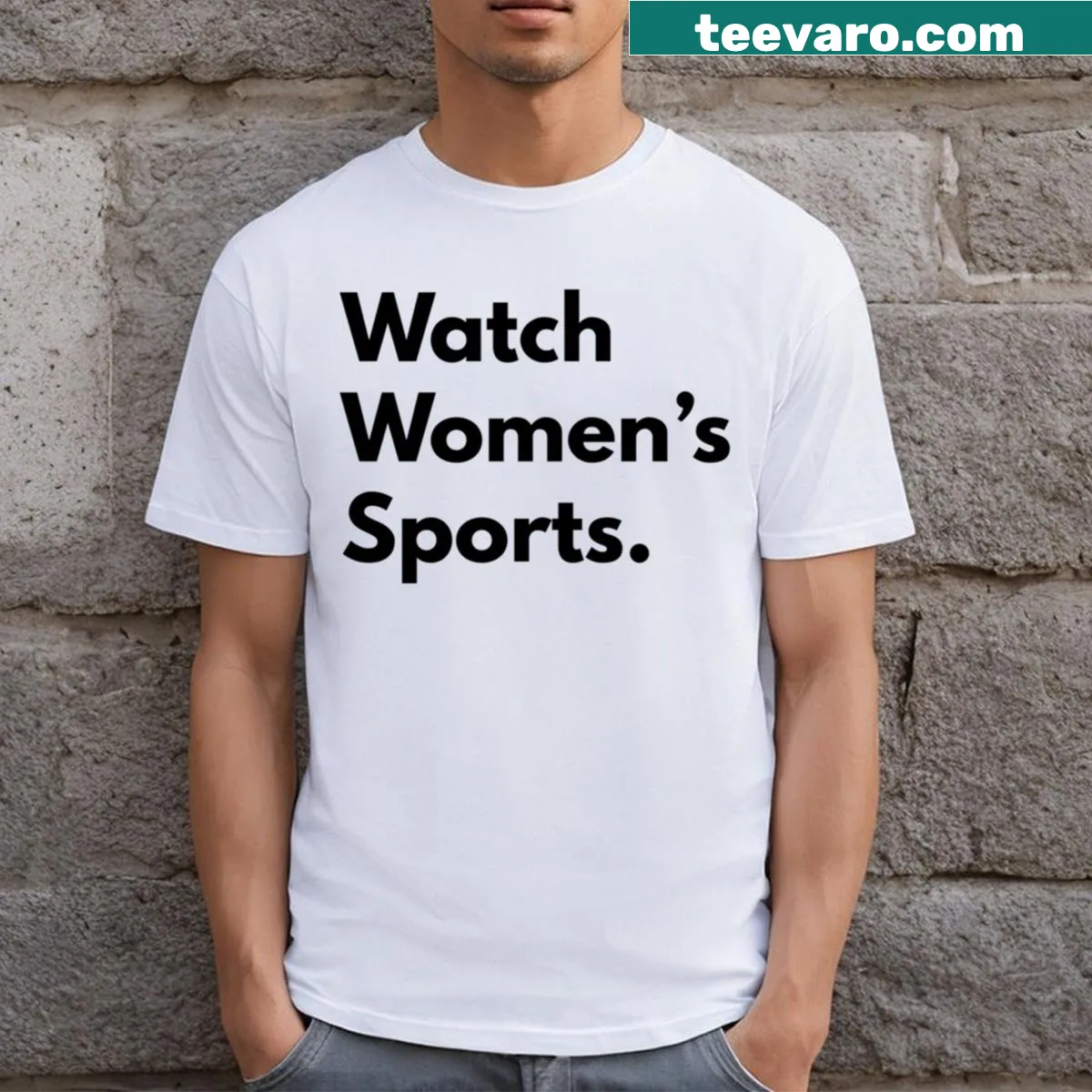 T-shirt featuring a playful graphic celebrating sports — on a men's t-shirt