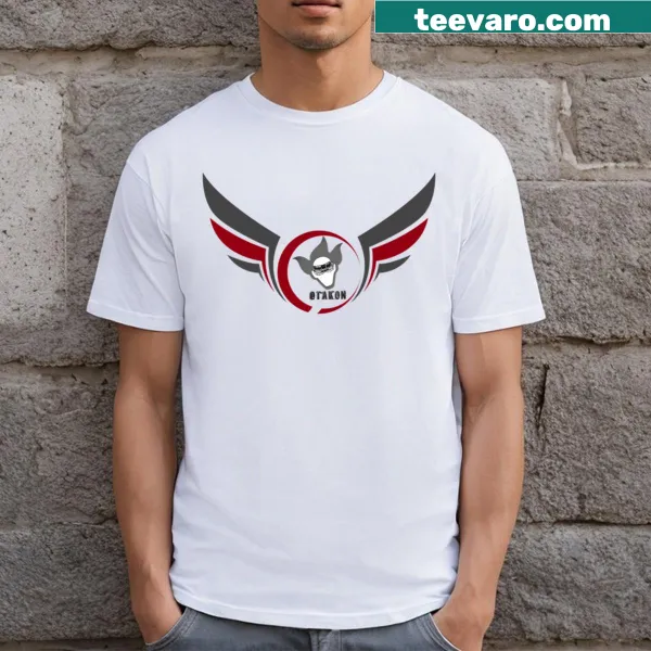 American football T-shirt with team logo