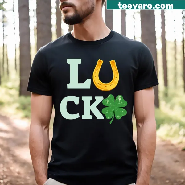 Playful St. Patrick's Day t-shirt with festive typography