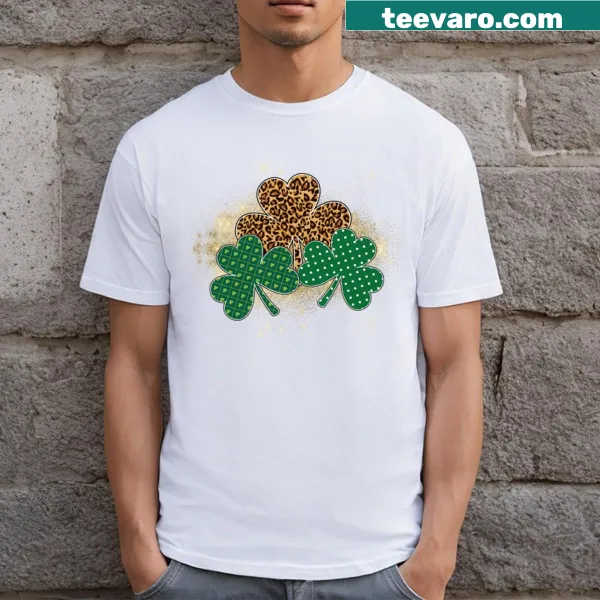 Fun St Patricks Day t-shirt with rainbow and playful text