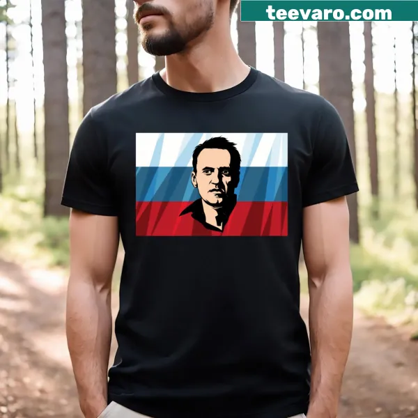 Tribute t-shirt with message supporting Alexei Navalny