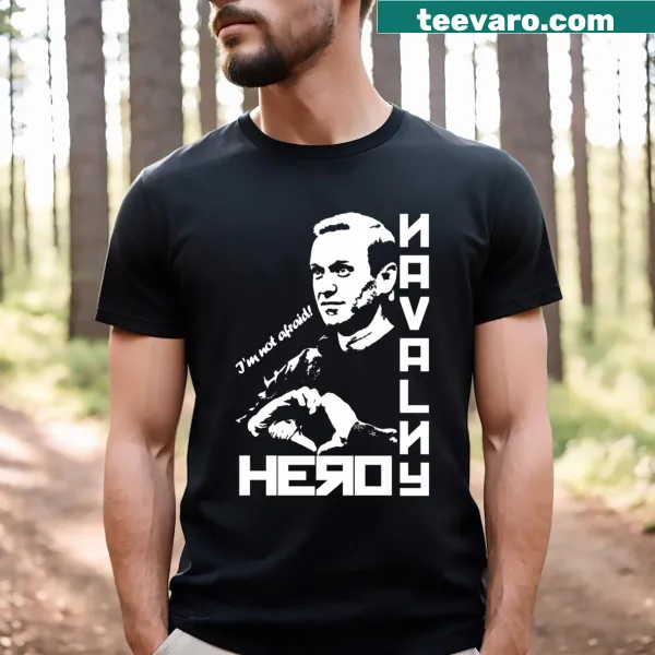 Tribute T-shirt honoring Alexei Navalny with a thoughtful design