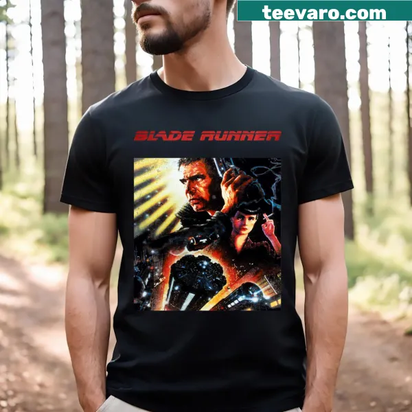 Vintage-style Blade Runner T-shirt with retro graphic design