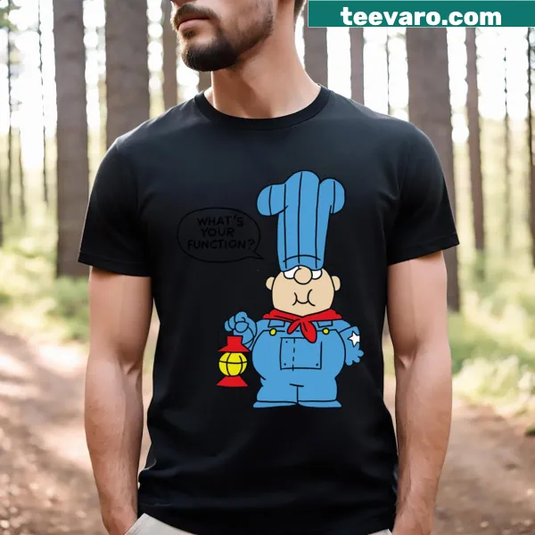 Whimsical graphic t-shirt celebrating grammar with playful typography