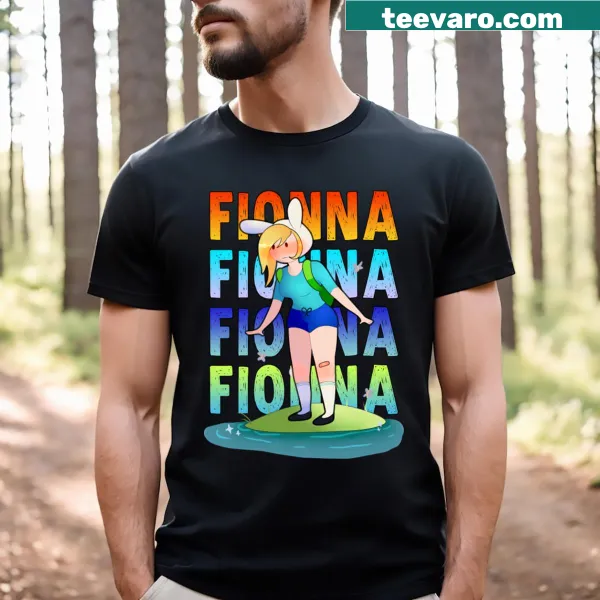 T-shirt featuring a cute graphic of Fionna from Adventure Time