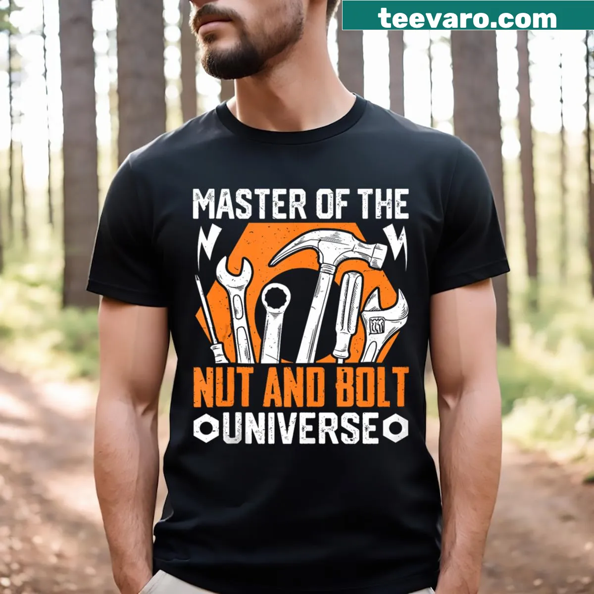 Dad Handyman T-shirt with bold typography design — on a men's t-shirt