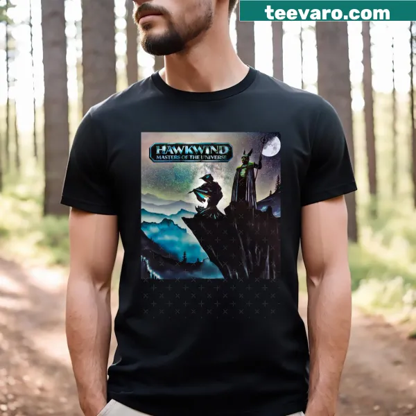 Illustrated design from Masters Of The Universe on a t-shirt