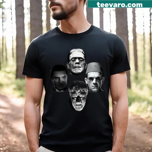 Vintage-inspired T-shirt featuring horror movie design