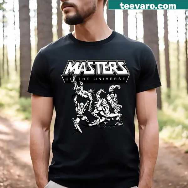 Typography T-shirt featuring seven lessons from Masters of the Universe