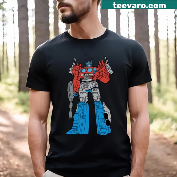 Retro Transformers graphic T-shirt from the 80s
