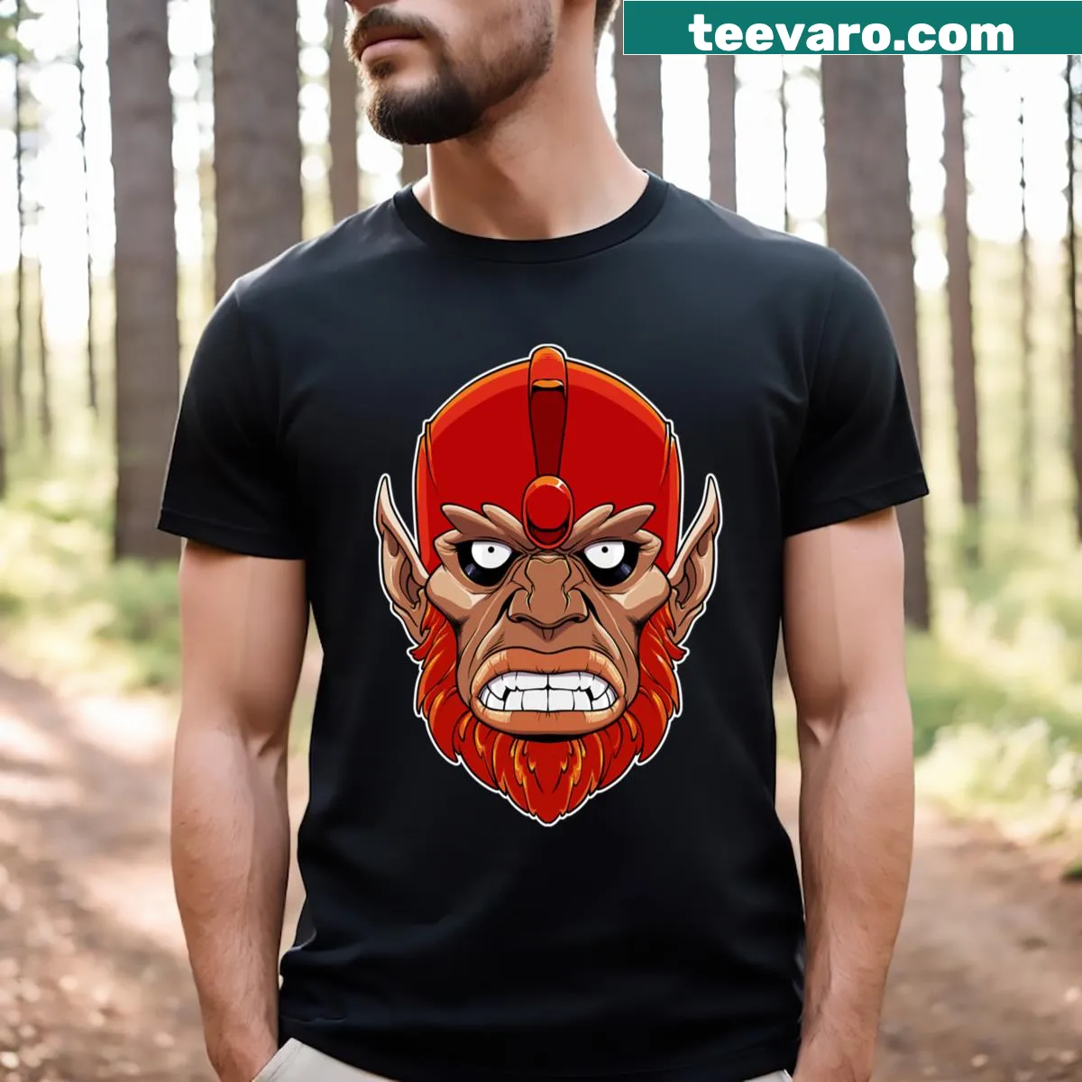 Granamyr the Dragon T-shirt from Masters of the Universe — on a men's t-shirt