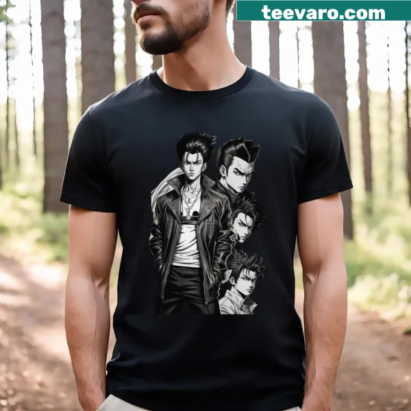 T-shirt celebrating anime culture with a fun graphic