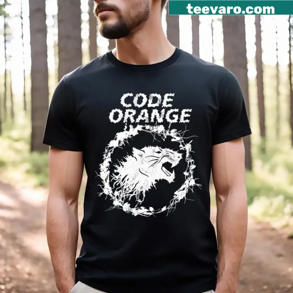 Vintage distressed Code Orange band t-shirt