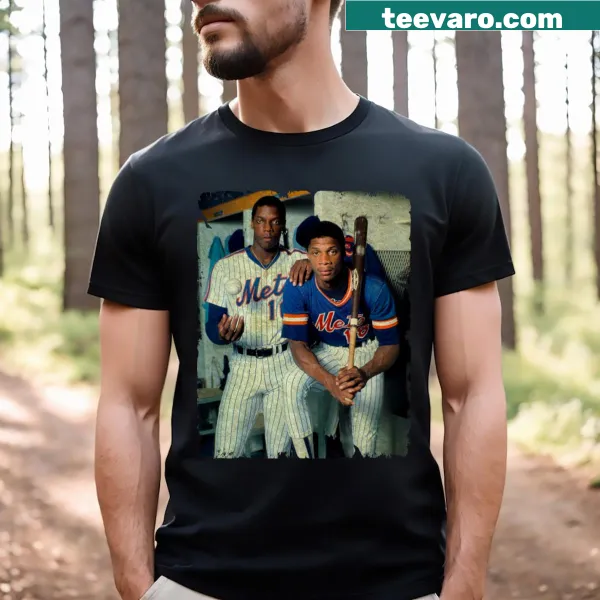 Vintage T-shirt featuring Dwight Gooden and Darryl Strawberry