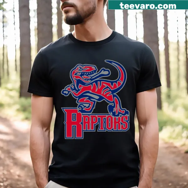 Raptors baseball logo graphic t-shirt for fans