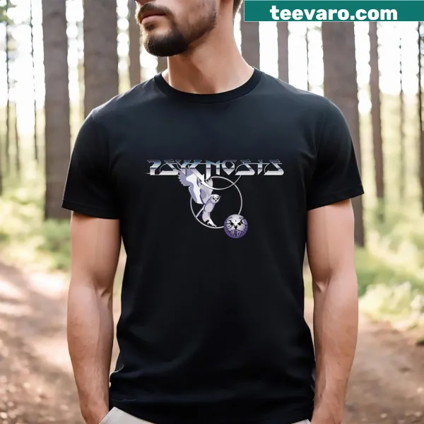 Retro Psygnosis t-shirt featuring classic gaming graphics.
