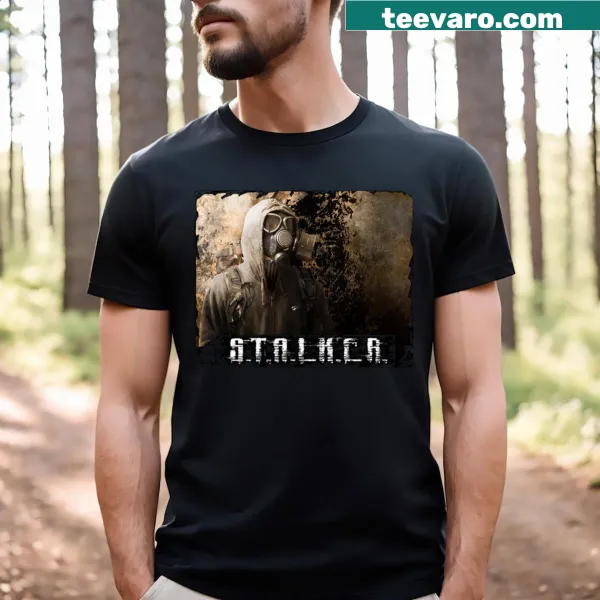 Edgy Stalker T-shirt with bold typography design