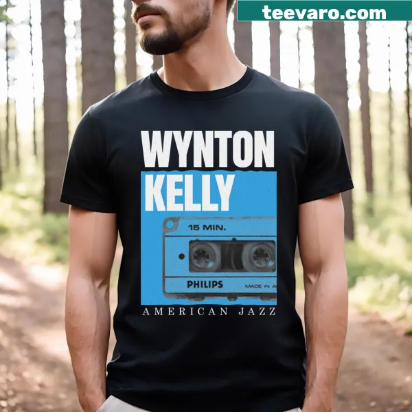 Illustrative Wynton Kelly T-shirt celebrating 80s jazz music