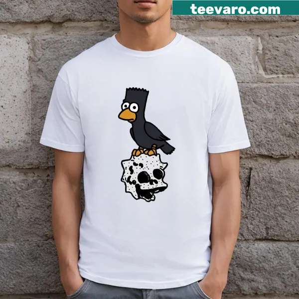 Humorous graphic on a t-shirt saying 'Birthday Gifts Nevermore'
