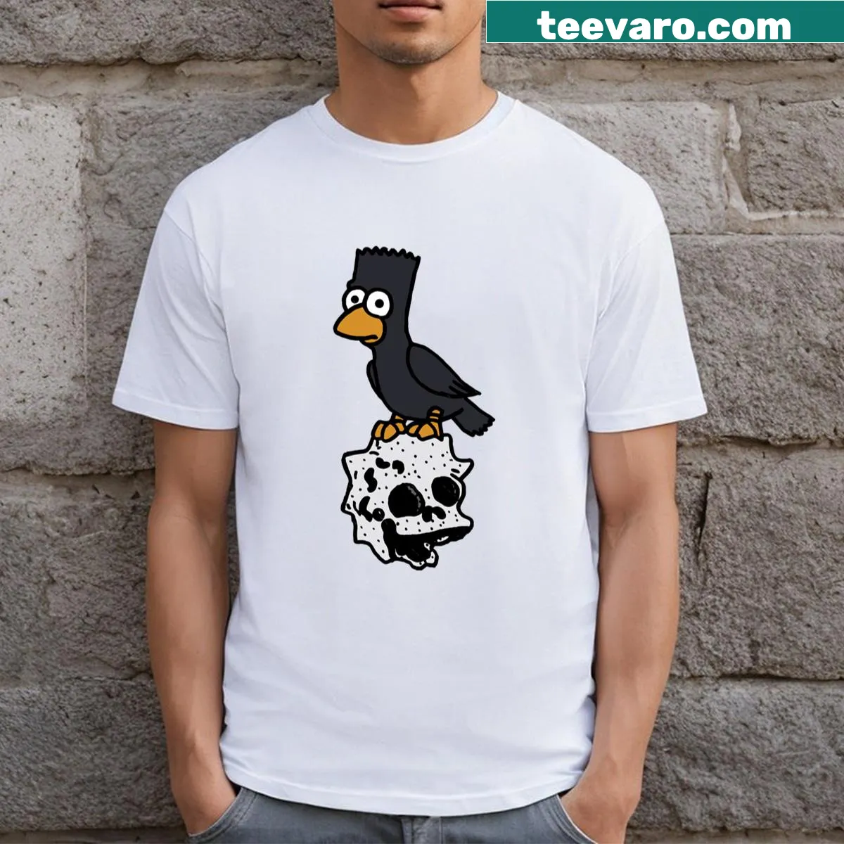 Humorous graphic on a t-shirt saying 'Birthday Gifts Nevermore' — on a men's t-shirt