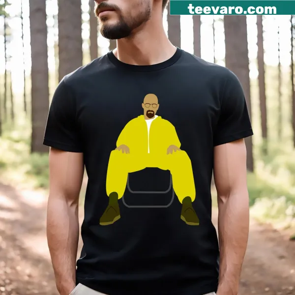 Bold t-shirt featuring Heisenberg silhouette and iconic phrase