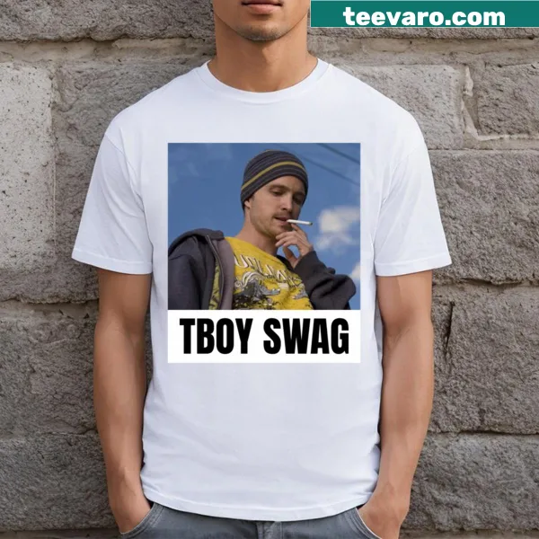 Jesse Pinkman inspired T-shirt with playful graphics