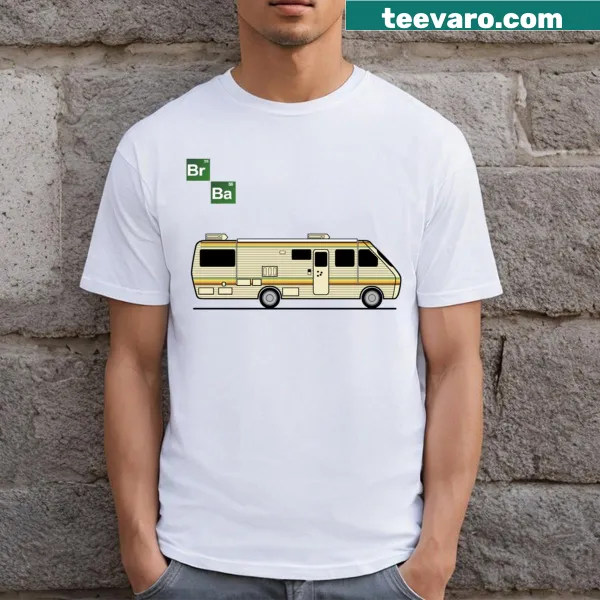 Caravan graphic inspired by the series Breaking Bad on a T-shirt