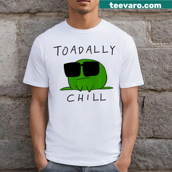 Cartoon frog wearing sunglasses with Chill Frog text