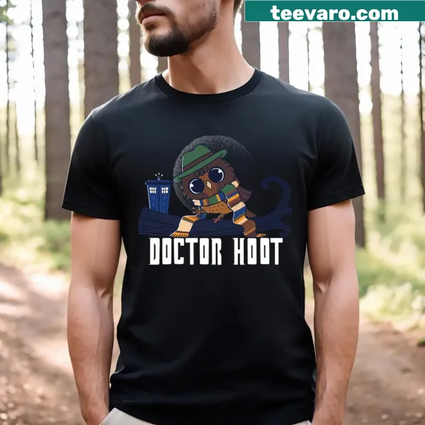 T-shirt featuring a doctor owl design