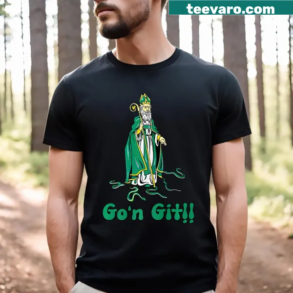 Witty St. Patrick's Day t-shirt with 'Go'n Git' phrase