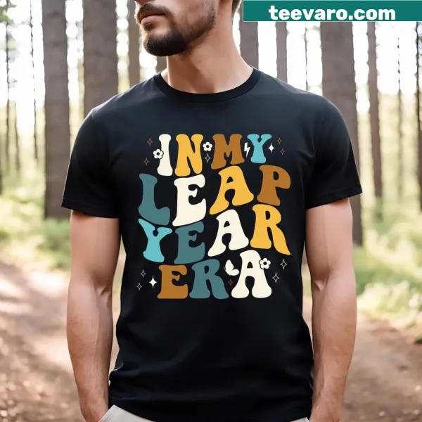 Leap year birthday t-shirt with unique graphics for February 29th