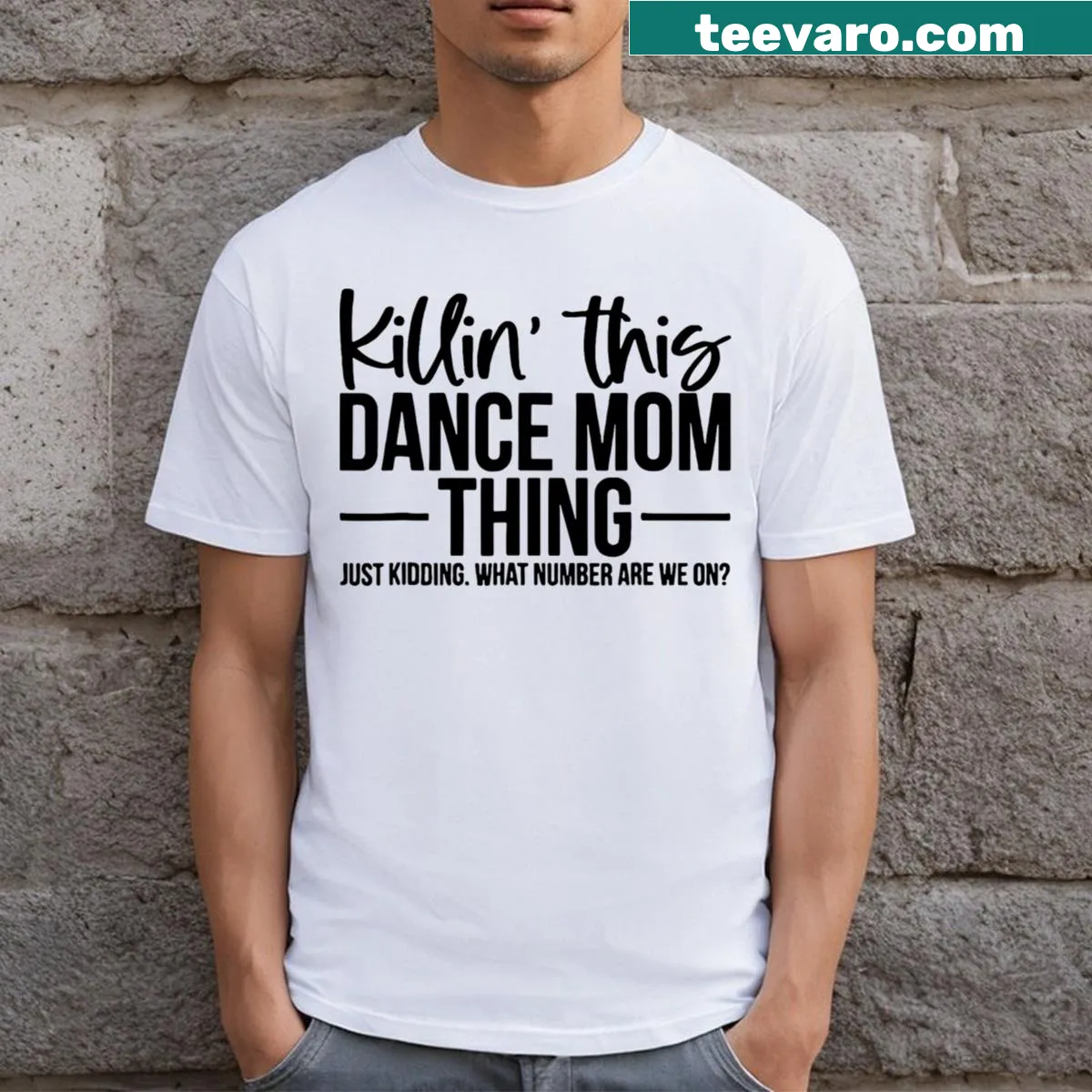 Funny T-shirt for dance moms with a vintage-style design — on a men's t-shirt