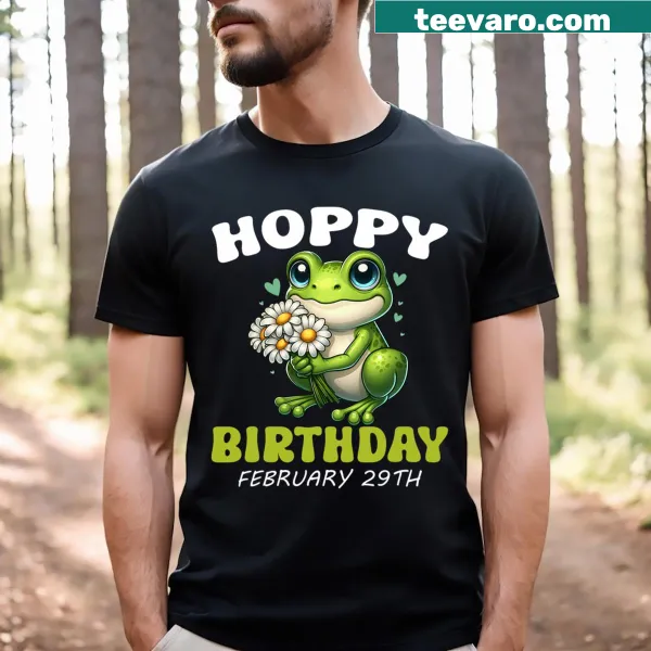 Funny T-shirt stating 'Leap Day Is My Birthday'